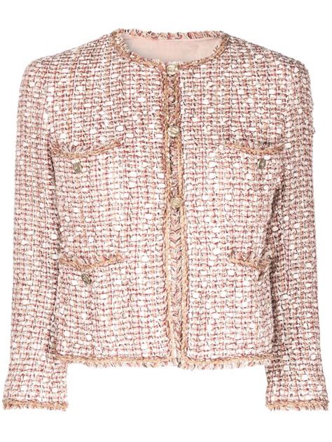 chanel looking jacket|pre owned chanel jackets.